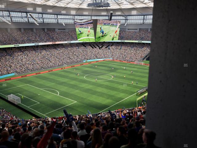 BC Place Stadium - Section 421 Seat View