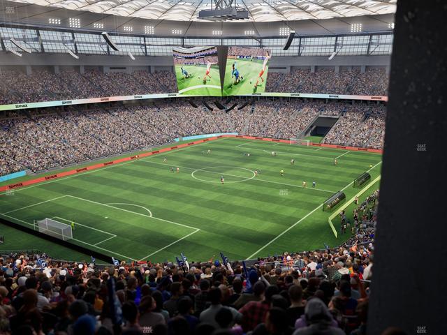 BC Place Stadium - Section 422 Seat View