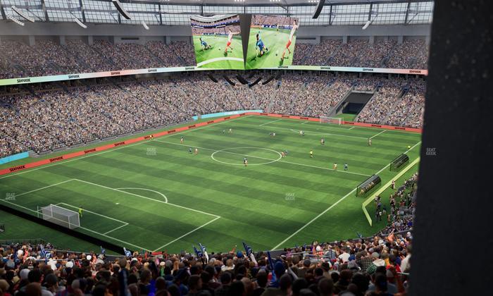 BC Place Stadium - Section 422 Seat View