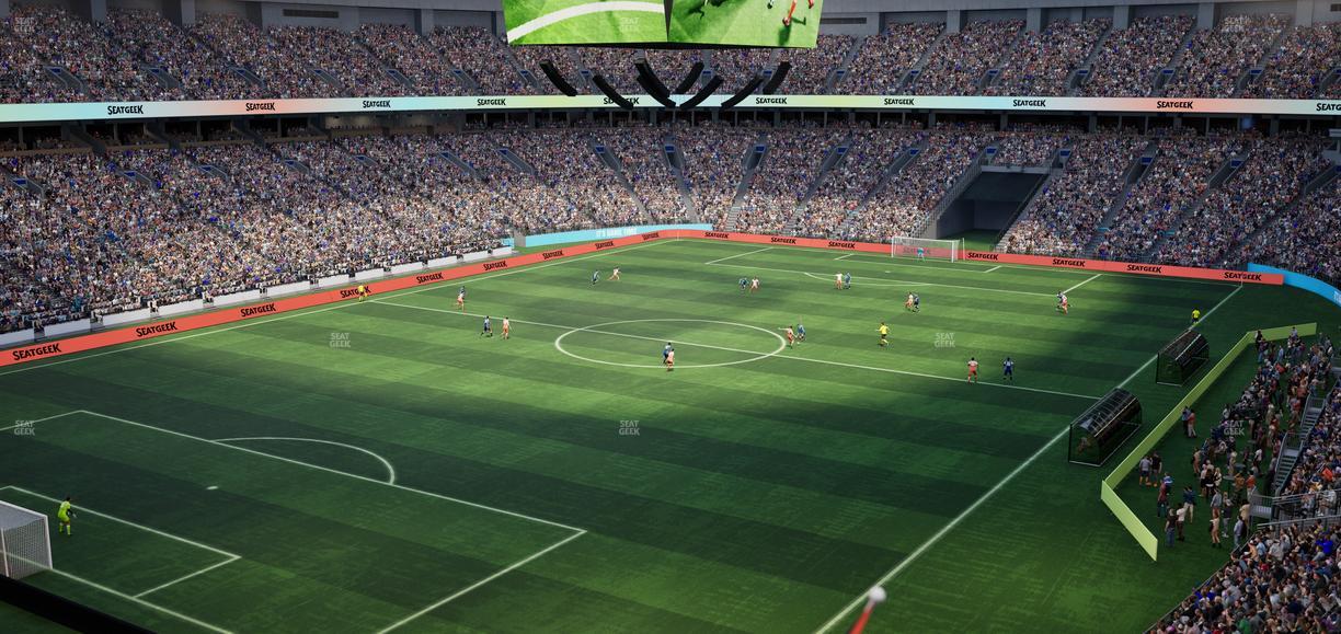 BC Place Stadium - Section 422 Seat View