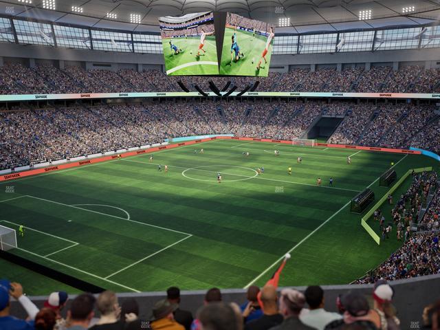BC Place Stadium - Section 422 Seat View