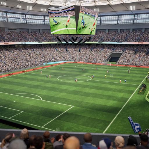 BC Place Stadium - Section 423 Seat View