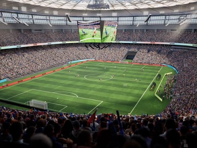 BC Place Stadium - Section 424 Seat View