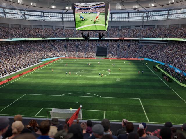 BC Place Stadium - Section 427 Seat View