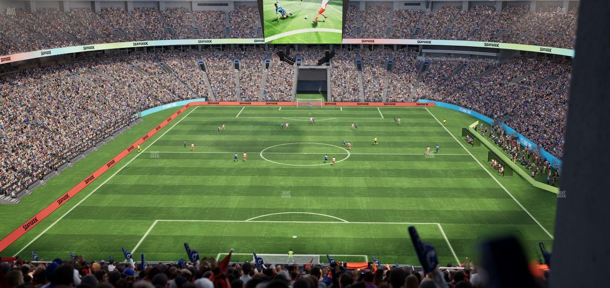 BC Place Stadium - Section 427 Seat View