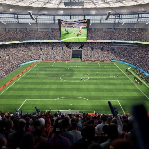 BC Place Stadium - Section 427 Seat View