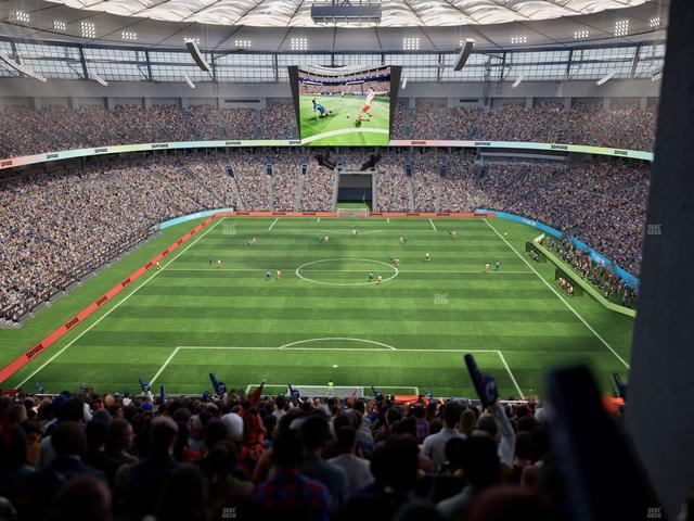 BC Place Stadium - Section 427 Seat View