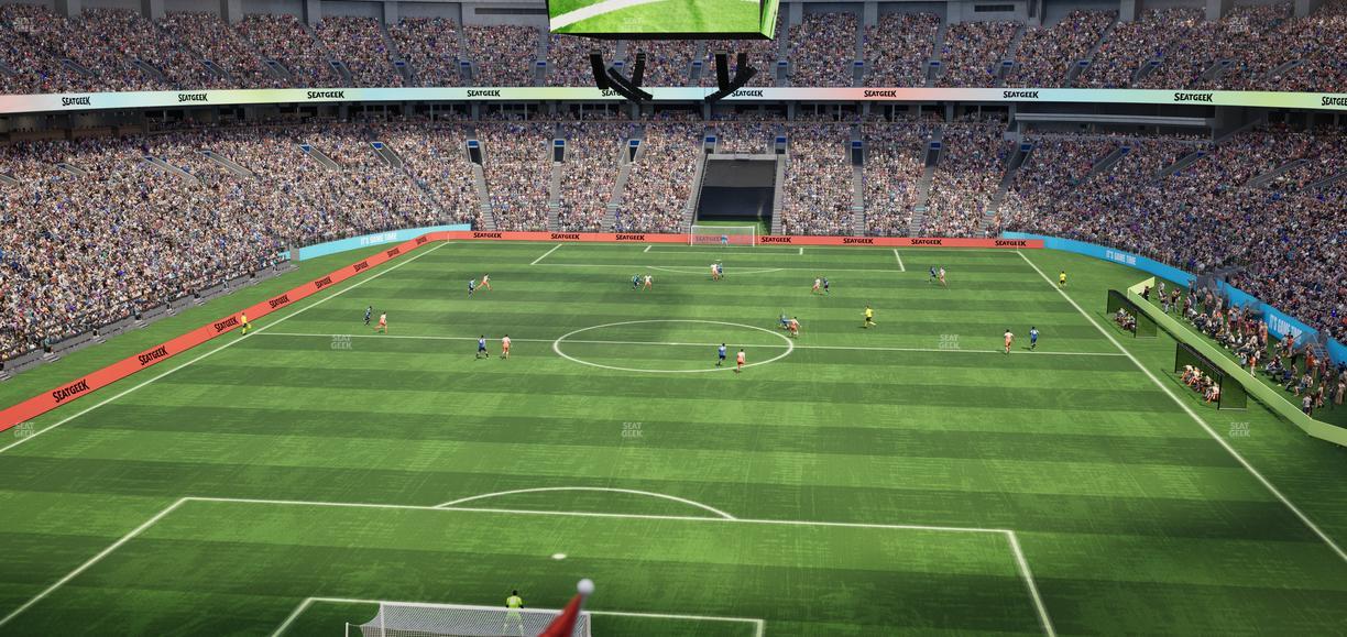 BC Place Stadium - Section 427 Seat View