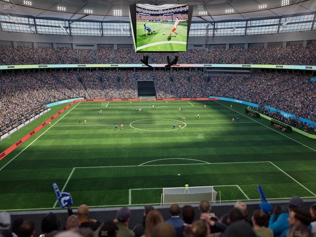 BC Place Stadium - Section 428 Seat View