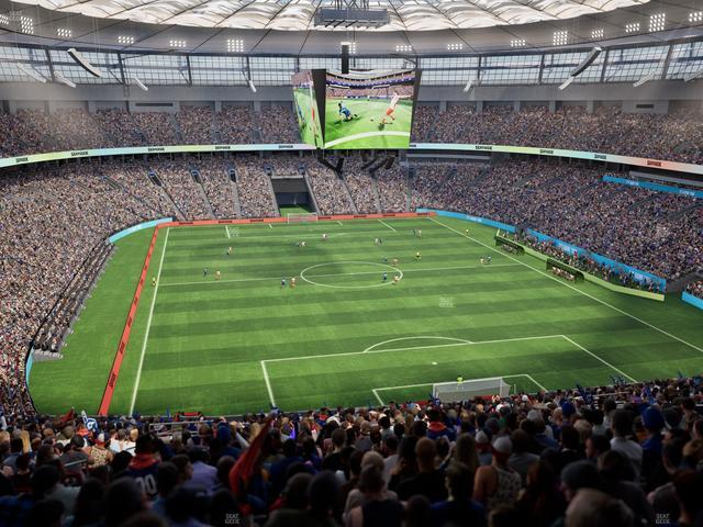 BC Place Stadium - Section 430 Seat View