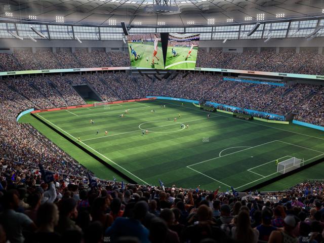 BC Place Stadium - Section 433 Seat View
