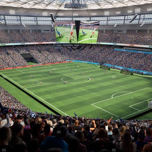 BC Place Stadium - Section 433 Seat View