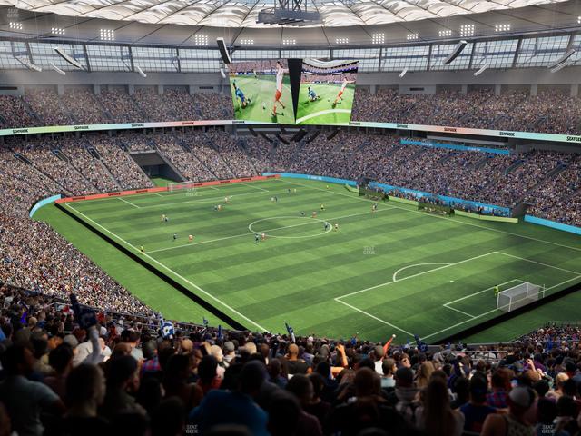 BC Place Stadium - Section 433 Seat View