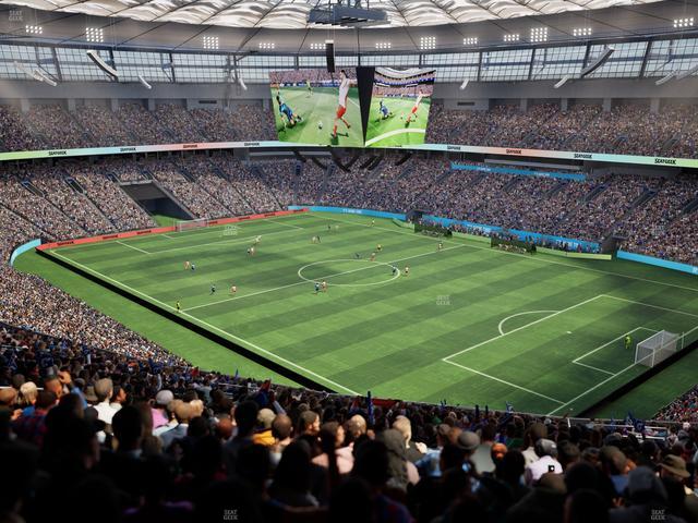 BC Place Stadium - Section 434 Seat View