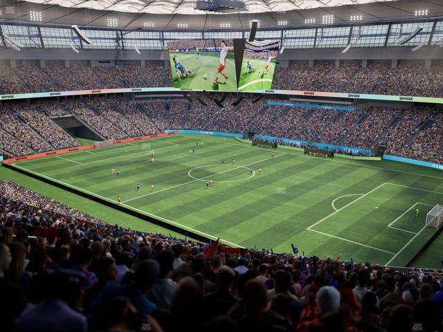 BC Place Stadium - Section 435 Seat View