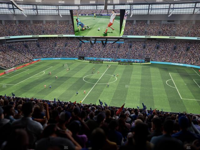 BC Place Stadium - Section 439 Seat View