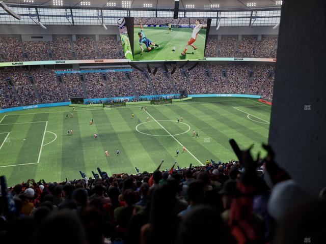 BC Place Stadium - Section 443 Seat View