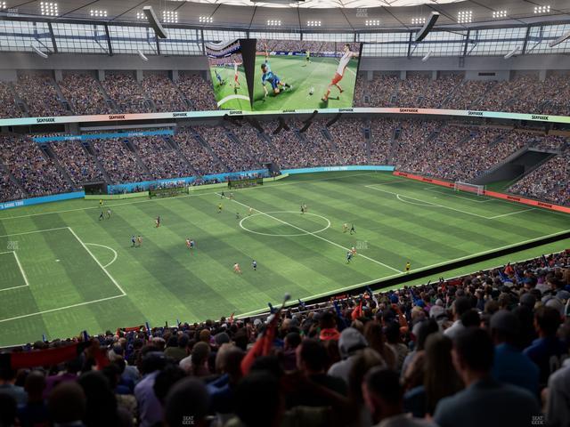 BC Place Stadium - Section 445 Seat View