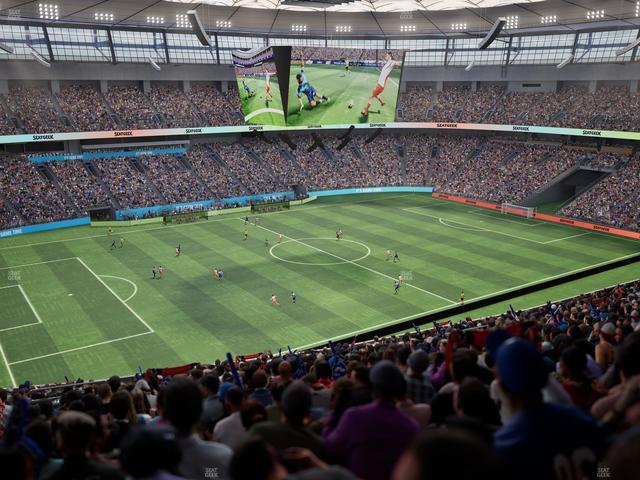 BC Place Stadium - Section 446 Seat View