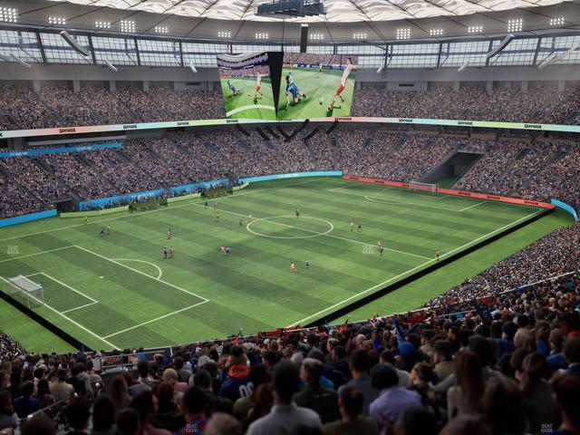 BC Place Stadium - Section 448 Seat View