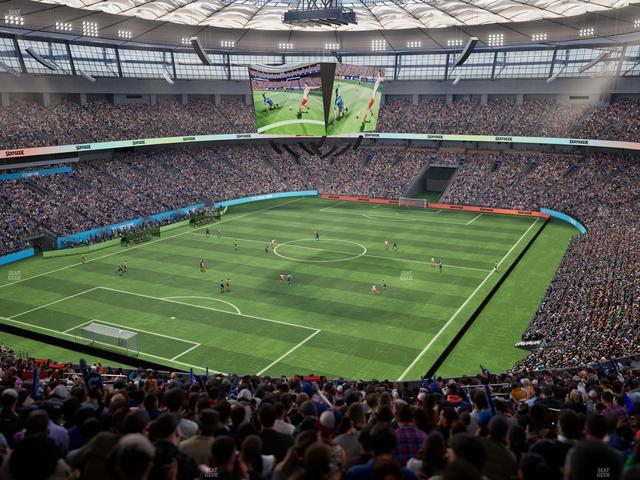 BC Place Stadium - Section 450 Seat View