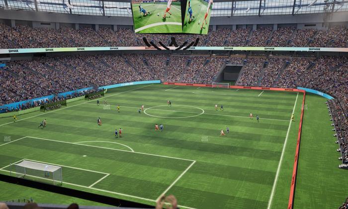 BC Place Stadium - Section 451 Seat View