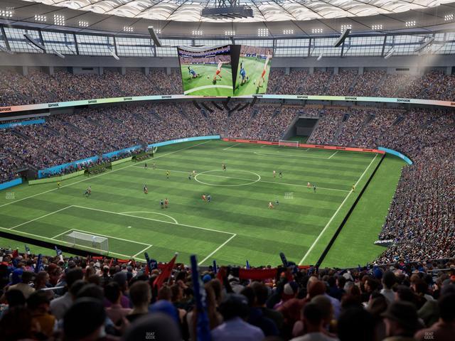 BC Place Stadium - Section 451 Seat View