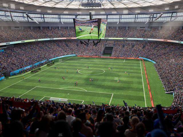 BC Place Stadium - Section 452 Seat View