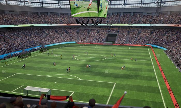 BC Place Stadium - Section 452 Seat View