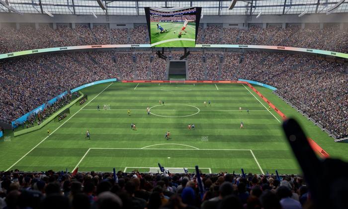 BC Place Stadium - Section 454 Seat View