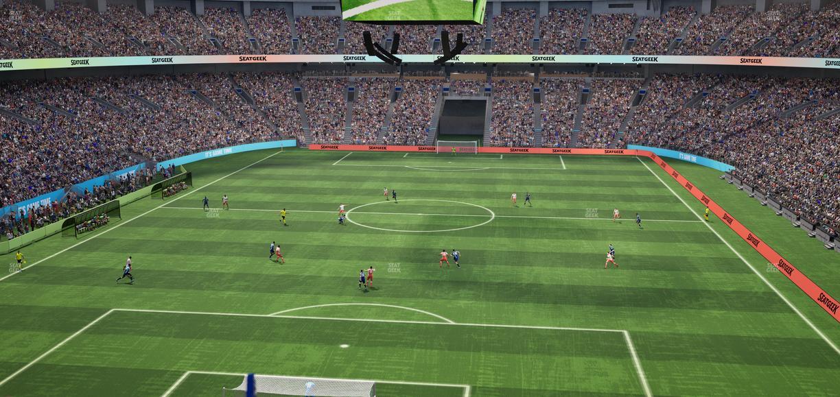 BC Place Stadium - Section 454 Seat View