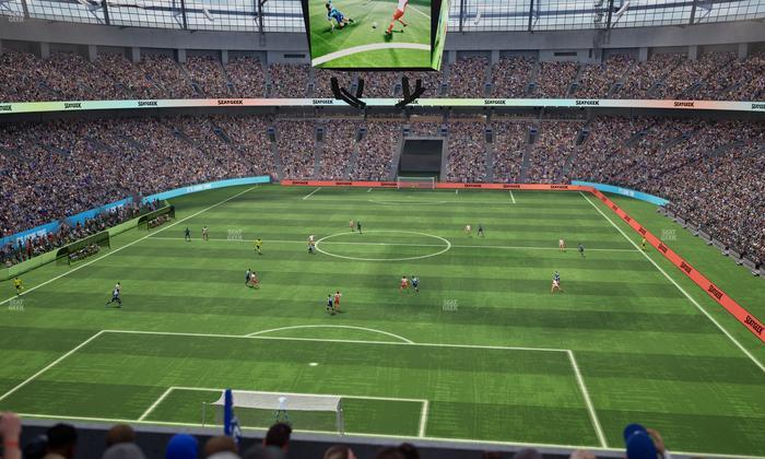 BC Place Stadium - Section 454 Seat View