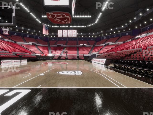 Beasley Coliseum - Section Baseline 1 Seat View
