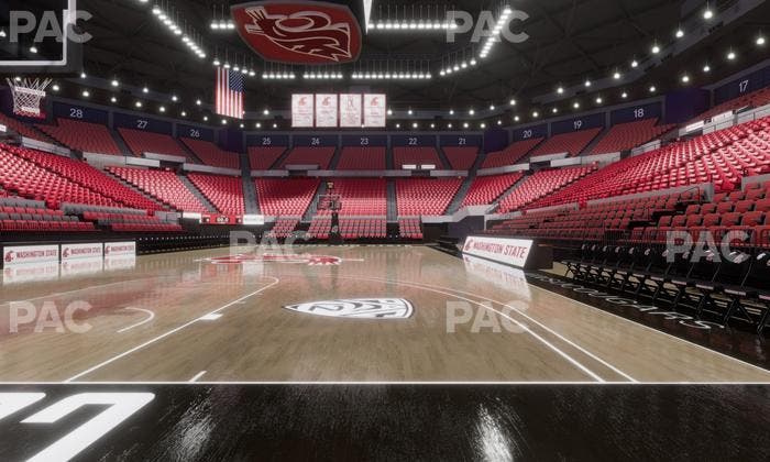 Beasley Coliseum - Section Baseline 1 Seat View