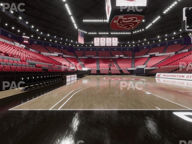 Beasley Coliseum - Section Baseline 2 Seat View