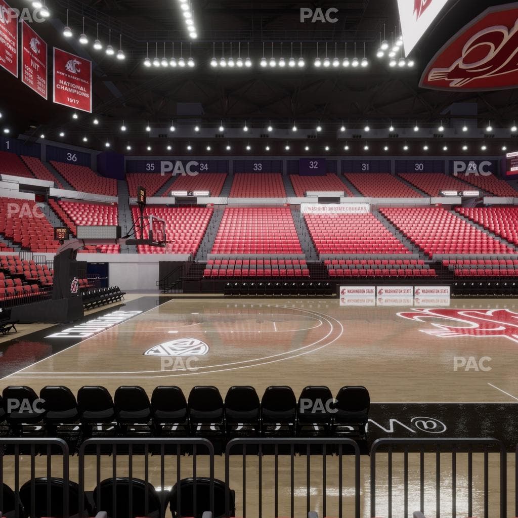 Beasley Coliseum - Section Lower 13 Seat View