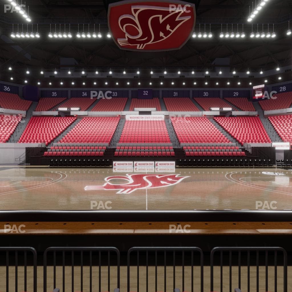 Beasley Coliseum - Section Lower 14 Seat View