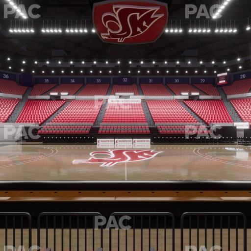 Beasley Coliseum - Section Lower 14 Seat View