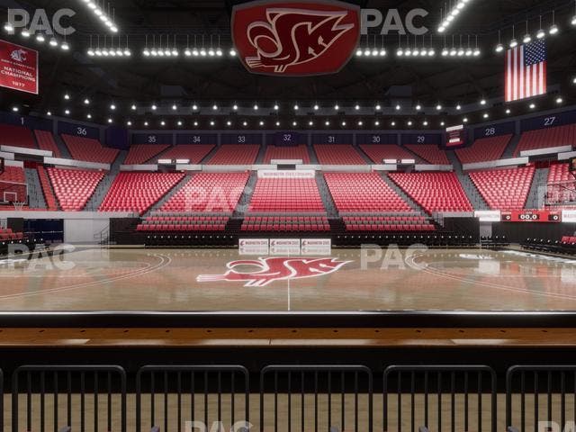Beasley Coliseum - Section Lower 14 Seat View