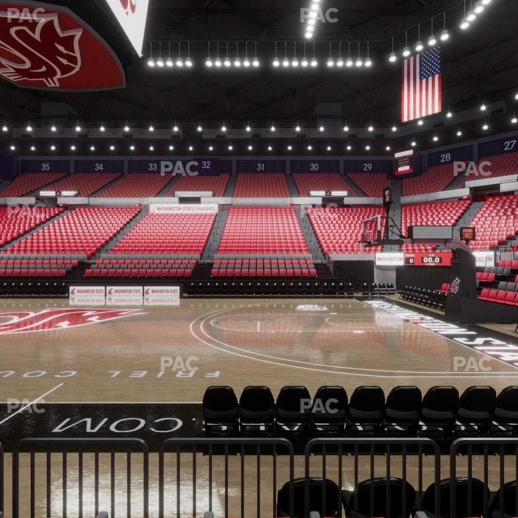 Beasley Coliseum - Section Lower 15 Seat View