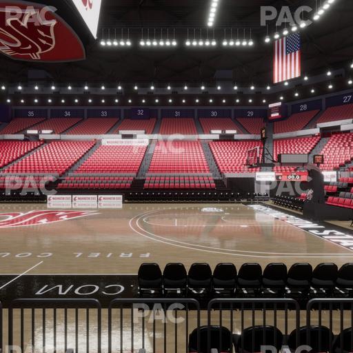 Beasley Coliseum - Section Lower 15 Seat View