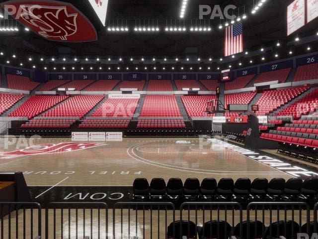 Beasley Coliseum - Section Lower 15 Seat View
