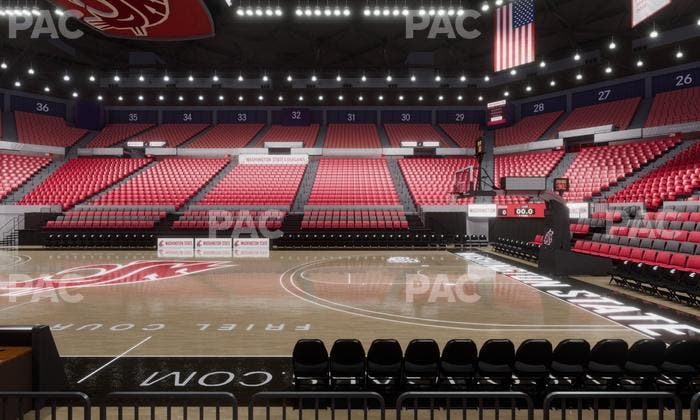 Beasley Coliseum - Section Lower 15 Seat View