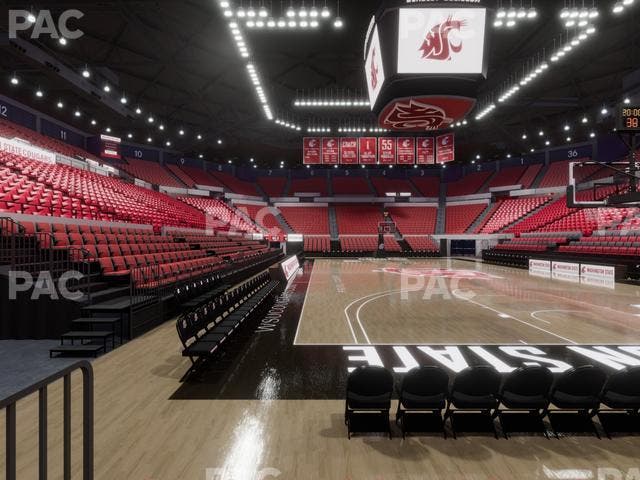 Beasley Coliseum - Section Lower 22 Seat View