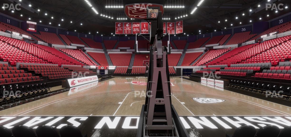 Beasley Coliseum - Section Lower 23 Seat View