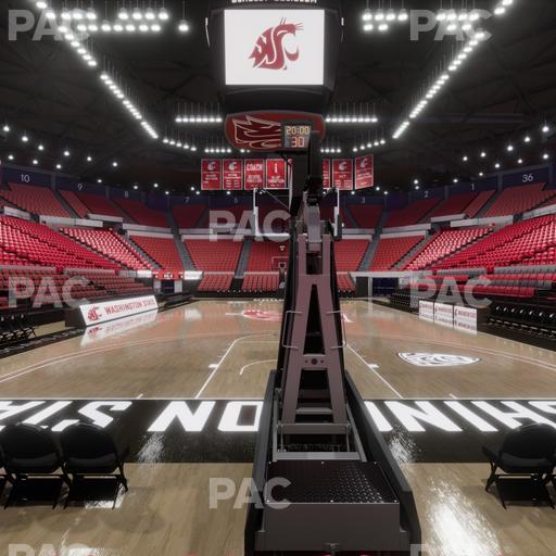Beasley Coliseum - Section Lower 23 Seat View