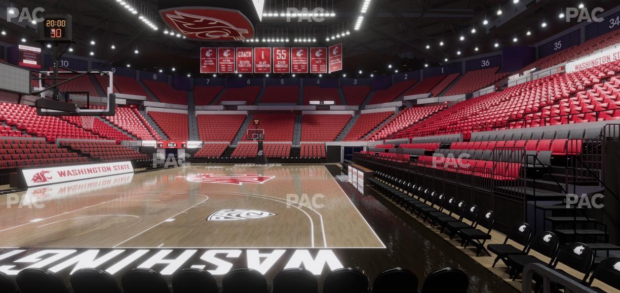 Beasley Coliseum - Section Lower 24 Seat View