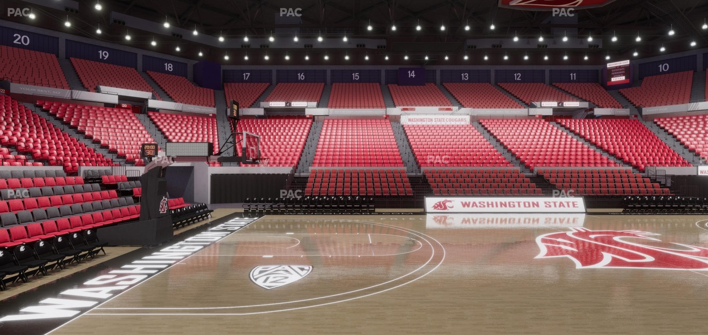 Beasley Coliseum - Section Lower 31 Seat View