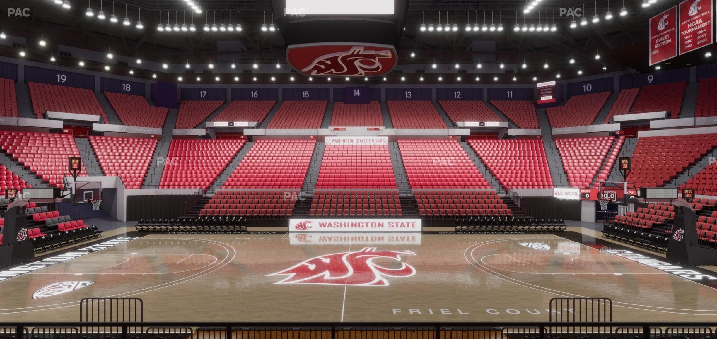 Beasley Coliseum - Section Lower 32 Seat View