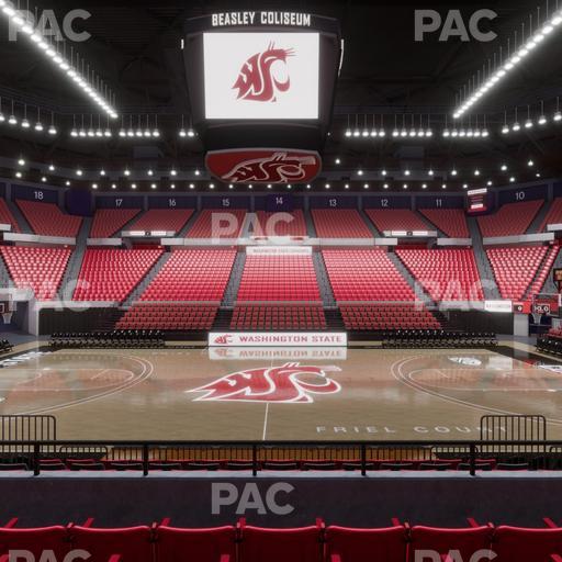 Beasley Coliseum - Section Lower 32 Seat View